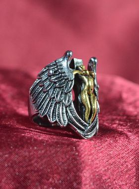 送朋友礼物钛钢戒指男女同款