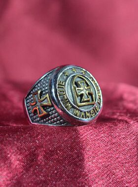 商务风钛钢戒指佳品送