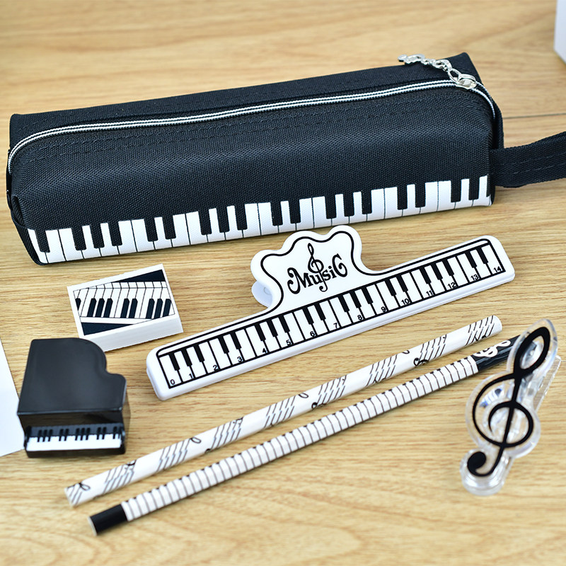 钢琴笔袋文具套装小学生奖品音乐主题创意琴行节日礼物奖励礼品,文具电教/文化用品/商务用品,笔袋,淘宝优惠券,粉丝福利购,淘宝优惠卷