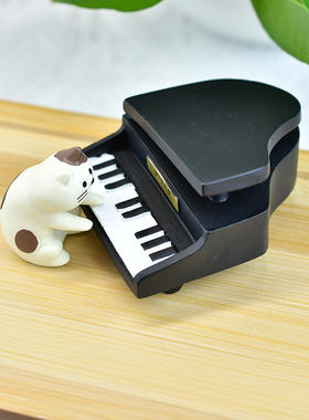 创意音乐饰品三角钢琴摆件