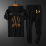 到5XL高端男圆领短袖长裤运动休闲套装可单卖QT3001AFD8097P210，商品下架区，钱塘6012(原3012)