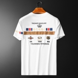 2024夏季新款高端品质丝光棉男士潮流短袖T恤QT3012AFD8364T-P70，男装T恤，钱塘6012(原3012)