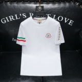 2026夏季新款品质丝光棉男潮流短袖T恤QT6012AFD2620T-P75，男装T恤，阿丰达