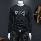 2025假模四季款男士圆领潮流刺绣时尚卫衣QT6012AFD1009Y-P125，男装卫衣，阿丰达