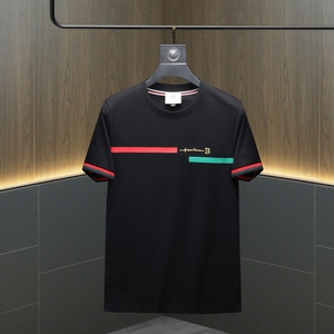 2026夏季新款品质丝光棉男潮流短袖T恤QT6012AFD2609T-P75图片