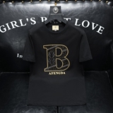 2026夏季新款品质丝光棉男潮流短袖T恤QT6012AFD2606T-P75，男装T恤，阿丰达