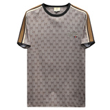 2024夏季新款高端品质丝光棉男士潮流短袖T恤QT6012AFD8381T-P70，男装T恤，阿丰达