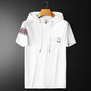 2026夏季新款高端品质丝光棉男士潮流短袖T恤QT3012AFD8514T-P80图片