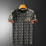 2026夏季新款高端品质丝光棉男潮流短袖T恤QT6012AFD9938T-P75，男装T恤，阿丰达