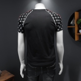 2025假模夏季新高端品质丝光棉男潮流短袖T恤QT6012AFD9922T-P75，男装T恤，阿丰达