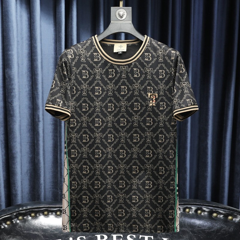 2026夏季新款高端品质丝光棉男士潮流短袖T恤QT6012AFD8387T-P75,男装T恤,阿丰达