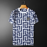 2024夏季新款高端品质丝光棉男士潮流短袖T恤QT3012AFD8380T-P70，男装T恤，钱塘6012(原3012)