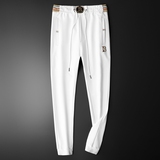 到5XL2024夏季新款高端品质男士运动休闲长裤QT3012AFD7099K-P130，男装休闲裤，钱塘6012(原3012)