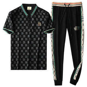 到5XL 高端男士翻领短袖长裤运动休闲套装可单卖QT3012TZ8529P210图片