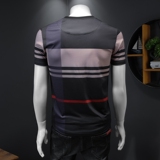假模夏季新款高端品质丝光棉男士潮流短袖T恤QT3012AFD7004T-P70，男装T恤，钱塘6012(原3012)