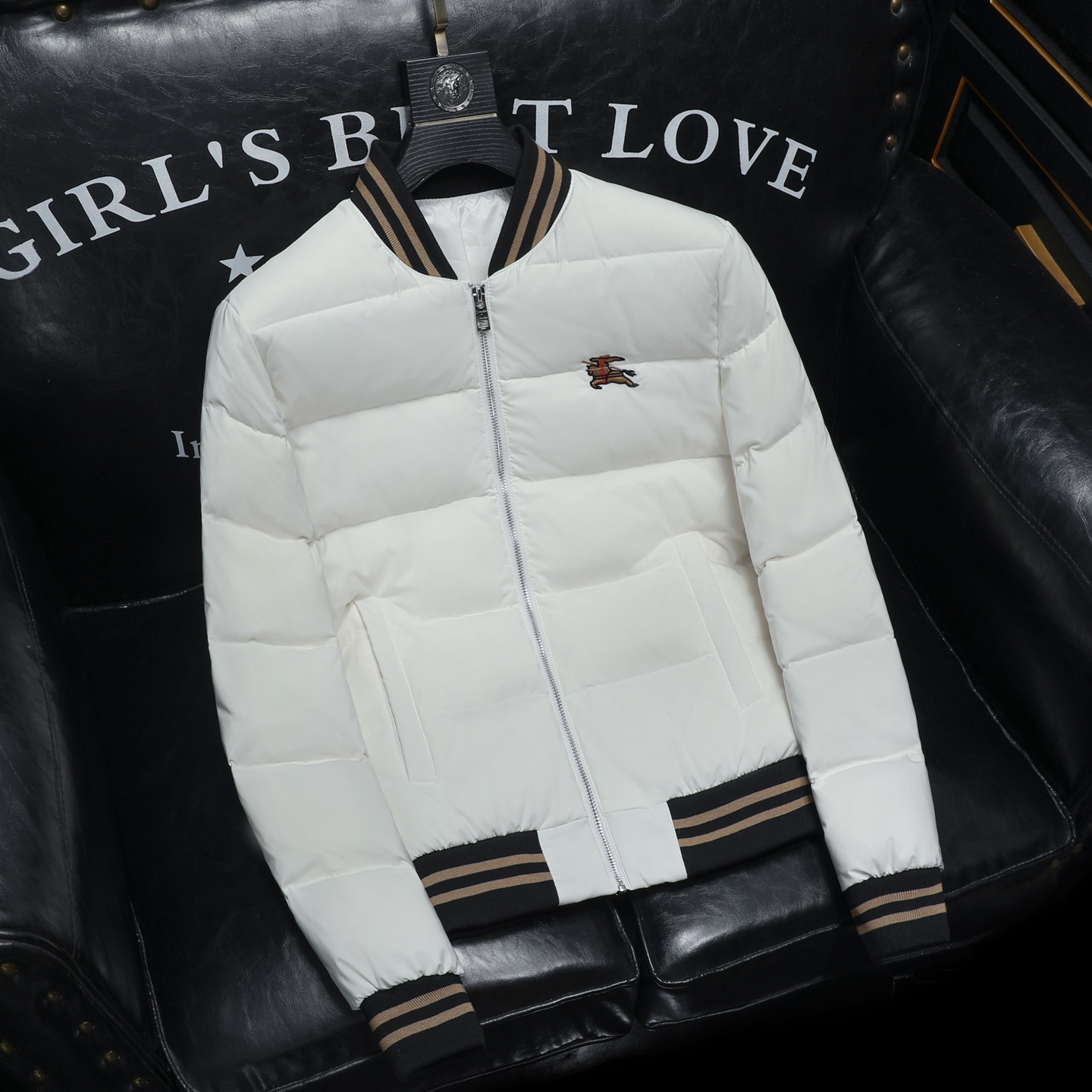 2025新款男士立领开衫时尚潮流羽绒服外套QT6012AFD7800-P300，男装羽绒服，阿丰达