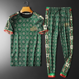 2025高端男士圆领短袖长裤运动休闲套装可单卖 QT6012TZ9938P205,男装休闲套装,阿丰达