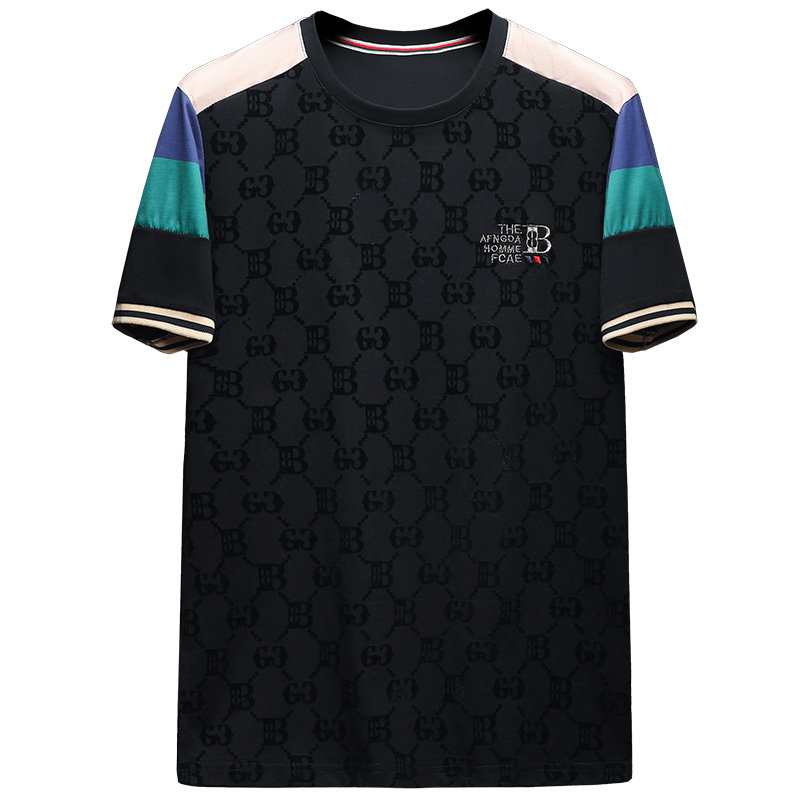 2026夏季新款高端品质丝光棉男士潮流短袖T恤QT6012AFD8531T-P75,男装T恤,阿丰达