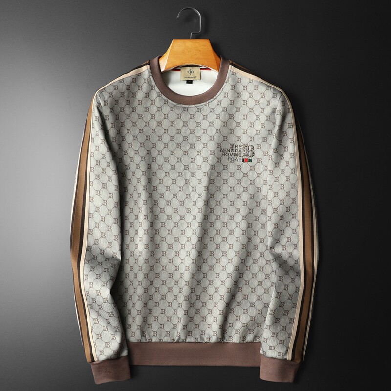 2026新款四季款男士圆领潮流时尚长袖卫衣QT6012AFD3056Y-P125，男装卫衣，阿丰达