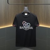 2026夏季新款品质丝光棉男潮流短袖T恤QT6012AFD2618T-P75，男装T恤，阿丰达