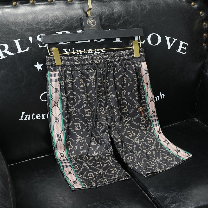 2025夏季新款高端品质男士运动休闲短裤QT6012AFD9101K-P105，男装休闲裤，阿丰达