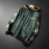 2024加绒加厚冬款男士连帽开衫潮流时尚卫衣QT6012AFD9555Y-P160，男装卫衣，钱塘6012(原3012)