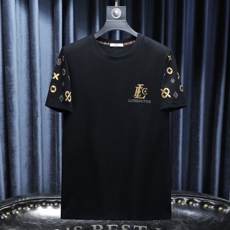 2026夏季新款高端品质丝光棉男士潮流短袖T恤QT6012AFD61024T-P70,男装T恤,阿丰达