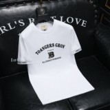 2026夏季新款品质丝光棉男潮流短袖T恤QT6012AFD2610T-P75，男装T恤，阿丰达