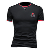 2026假模夏季新品质丝光棉男潮流短袖T恤QT6012AFD2605T-P75，男装T恤，钱塘6012(原3012)