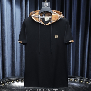 2026夏季新款高端品质丝光棉男士潮流短袖T恤QT6012AFD61004T-P80图片