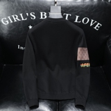 2023新款四季款男士圆领潮流时尚长袖卫衣QT3012AFD3037Y-P125，男装卫衣，钱塘3012