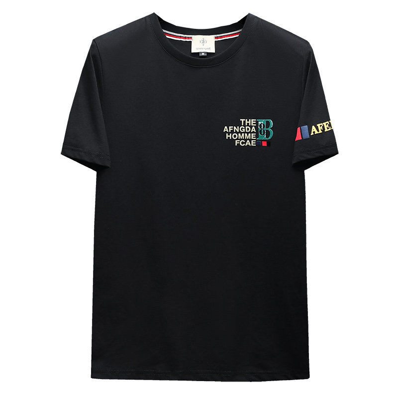 2024夏季新款高端品质丝光棉男士潮流短袖T恤QT3012AFD8364T-P70,男装T恤,钱塘6012(原3012)