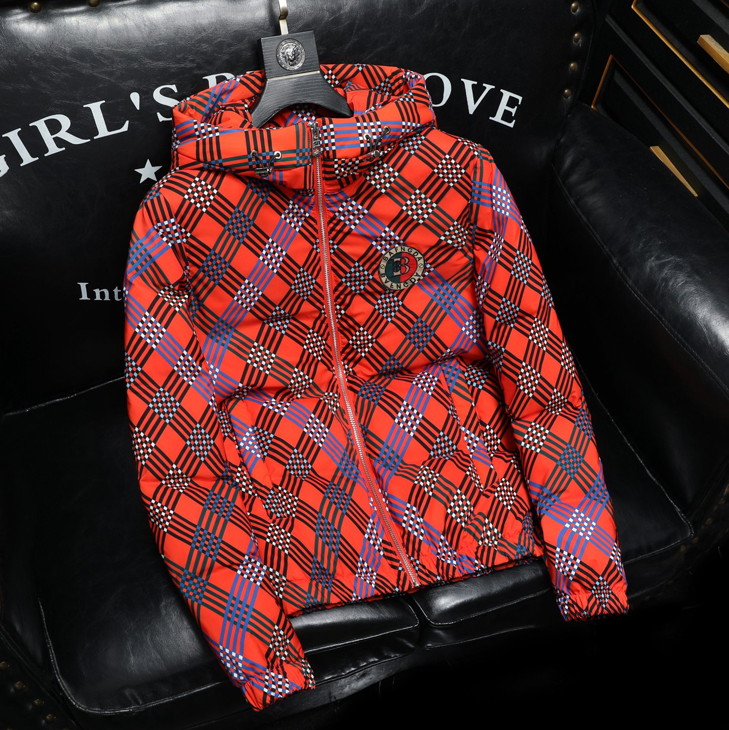 2025新款男士连帽开衫时尚潮流羽绒服外套QT6012AFD7805-P320，男装羽绒服，阿丰达