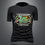 2025假模夏季新高端品质丝光棉男潮流短袖T恤QT6012AFD9935T-P70，男装T恤，阿丰达