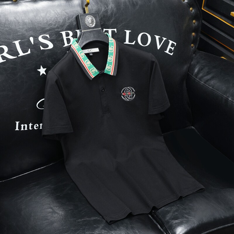 2026夏季新款高端品质丝光棉男士潮流短袖T恤QT6012AFD9926T-P80，男装T恤，阿丰达