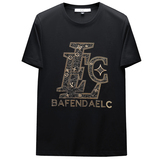 2026夏季新款品质丝光棉男潮流短袖T恤QT6012AFD2601T-P75，男装T恤，阿丰达