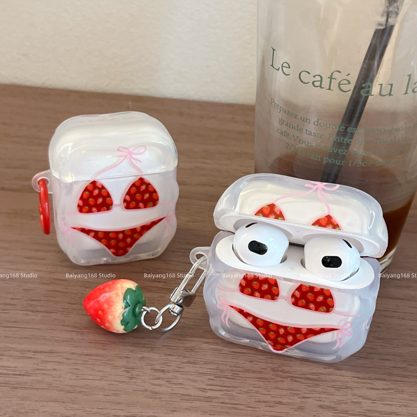 可爱夏日比基尼适用airpods4代保护套苹果耳机保护壳airp