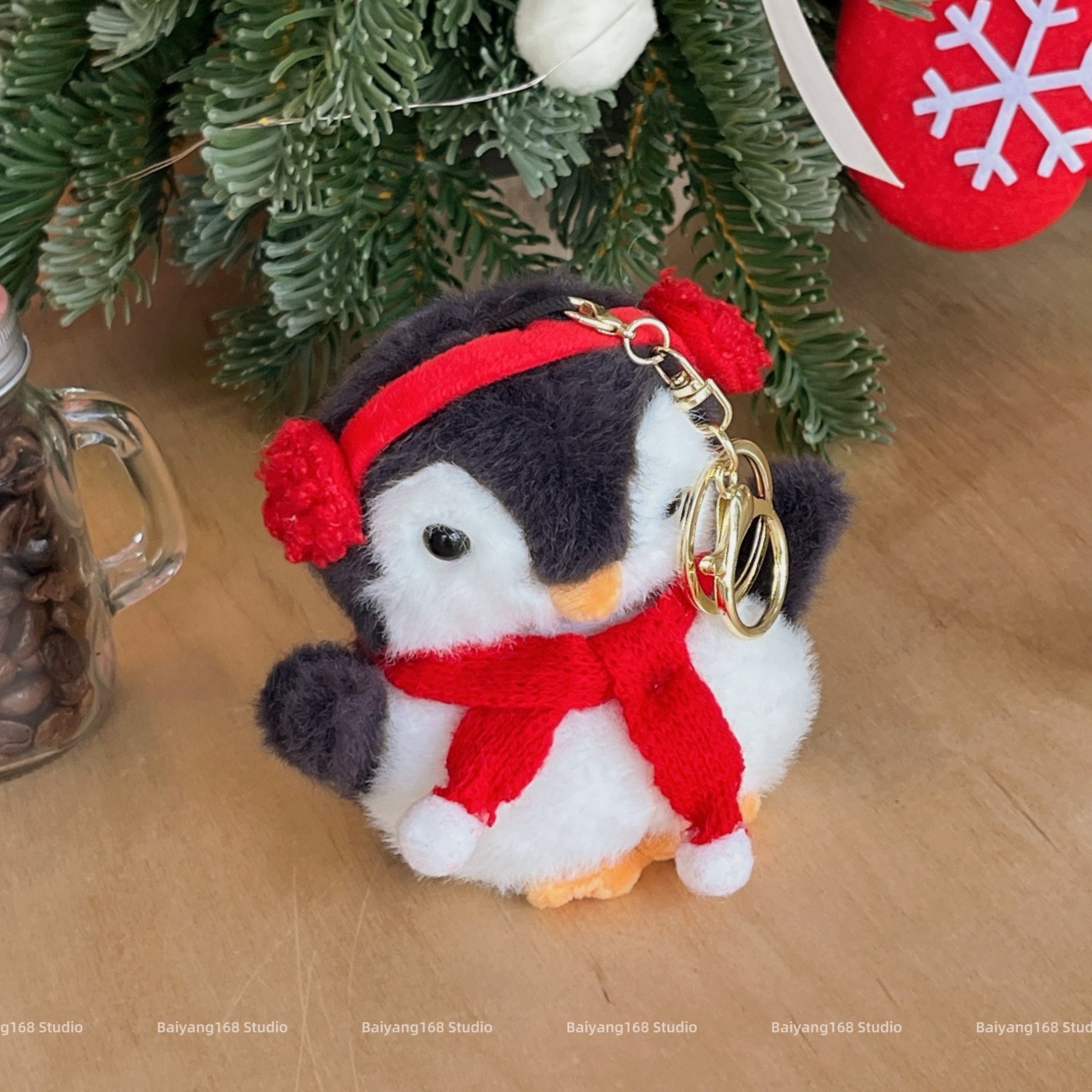 ins可爱毛绒围巾企鹅airpods4保护套airpodpro3适用苹果pro2耳机软壳二代无线蓝牙第三代aipods1/2代硅胶软壳