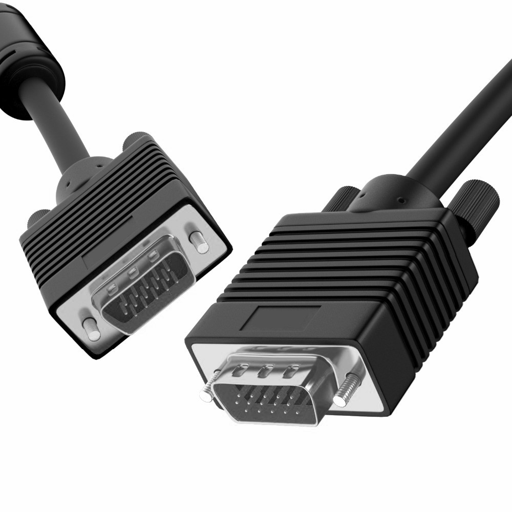 vga线台式主机电脑连接线电视屏与视频数据传输监控投影显示器线