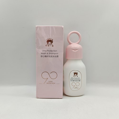 红色小象安心臻护洗发沐浴露100ml 二合一婴幼儿童宝宝洗发水沐浴
