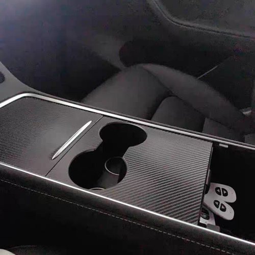 model 3 Y中控台保护膜内饰贴膜防指纹碳纤维TESL改装配件