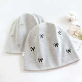 春秋季 纯棉产后用品帽透气吸汗大头围防风双层孕妇护额头月子帽冬