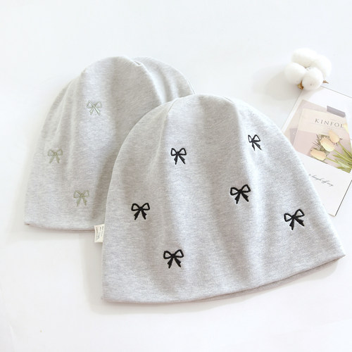 纯棉透气吸汗防风孕妇月子帽