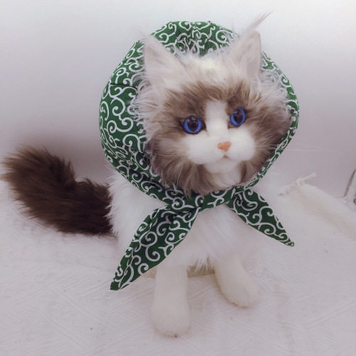 柴犬离家出走小包袱猫咪狗狗专用睡觉装饰围脖饰品兜可爱宠物枕头