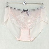 韩国EBLIN专柜正品 粉色蝴蝶公主无痕舒适平角女士内裤