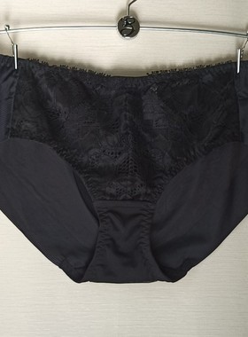 韩国EBLIN专柜正品黑色简约无痕蕾丝平角内裤女士底裤