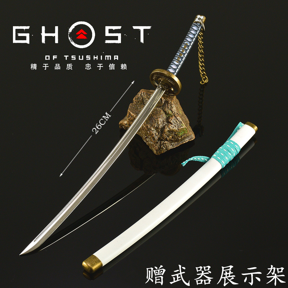 对马岛之魂岛屿守护者金色模型