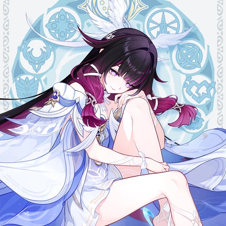 原神少女哥伦比娅金属镂空书签合金学生文具礼盒卡片愚人众周边