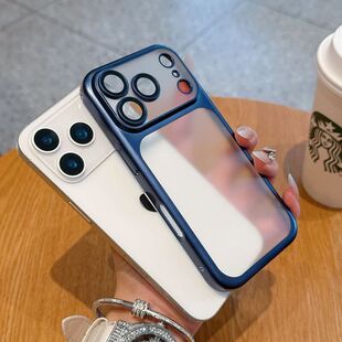 抖音同款PC秒变壳适用苹果17PROMAX透明手机壳iPhone16手机保护套