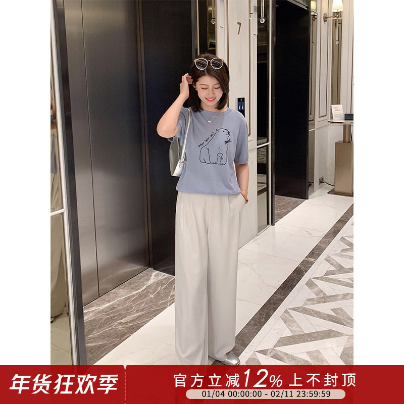 紫璐莱优雅之音~高腰直筒阔腿裤垂坠感高级感西装休闲裤子女春37X,女装/女士精品,西装裤/正装裤,淘宝优惠券,粉丝福利购,淘宝优惠卷